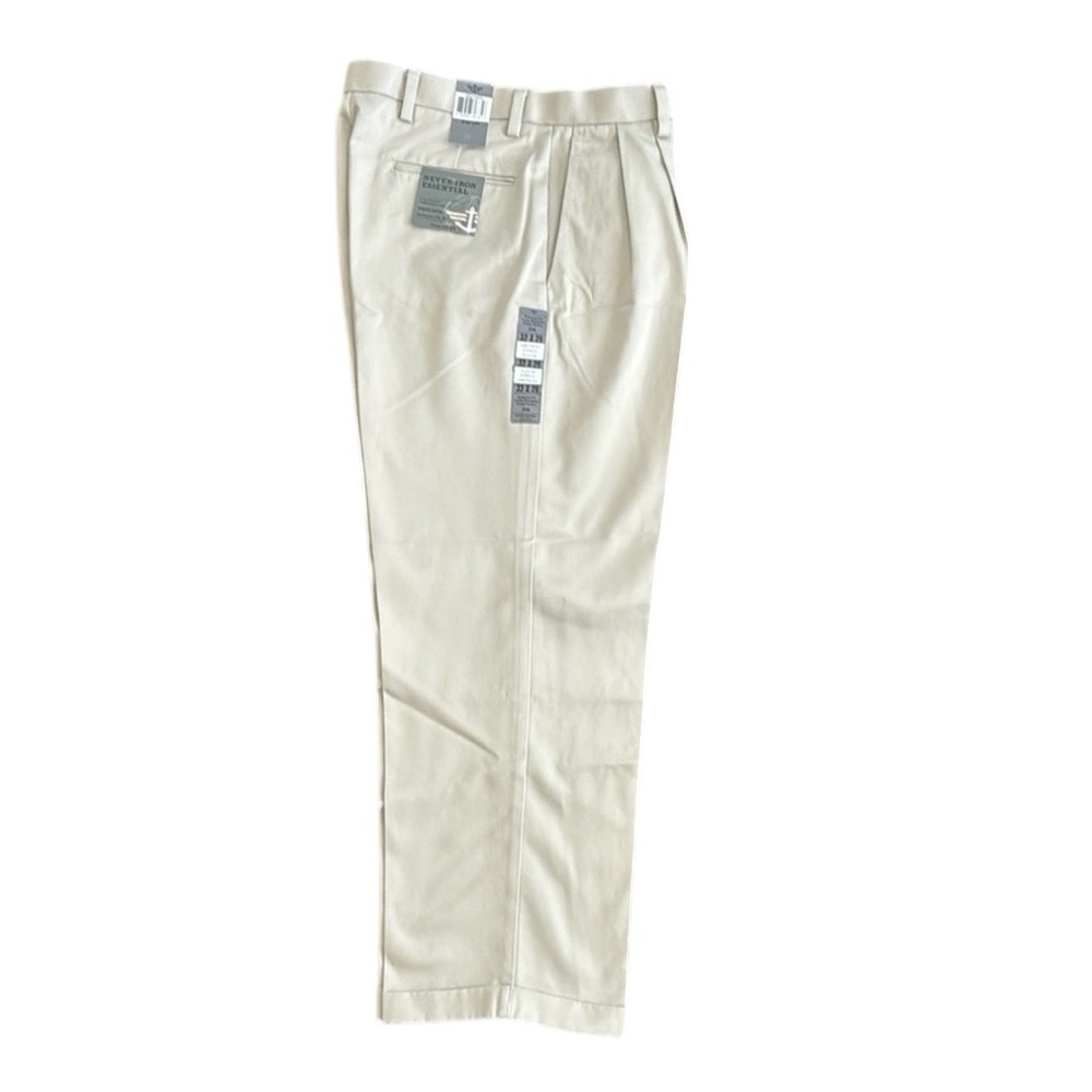 DOCKERS CHINO KHAKIS PANTS NEVER IRON ESSENTIAL 32 x 29 TAN D4